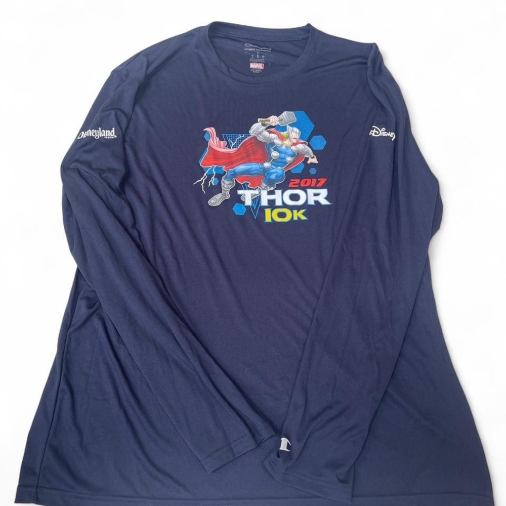 Disneyland Thor blue long sleeve‎ shirt